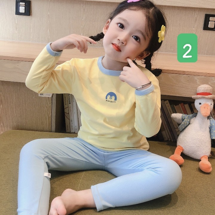HA15105 - BỘ MẶC NHÀ THU ĐÔNG CHO BÉ