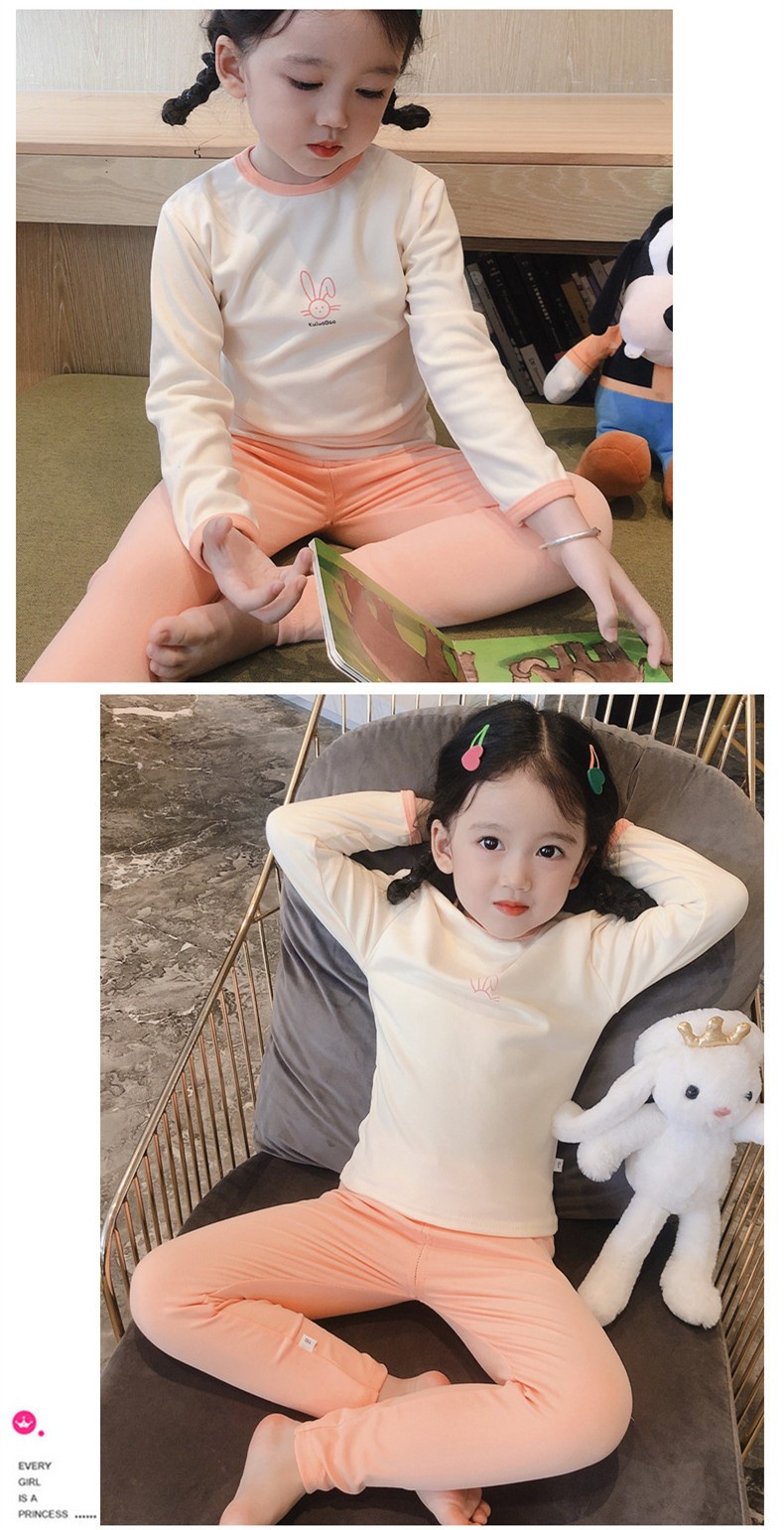 24HA197.03 - SET 2 BỘ NỈ TUYẾT NHUNG CHO BÉ