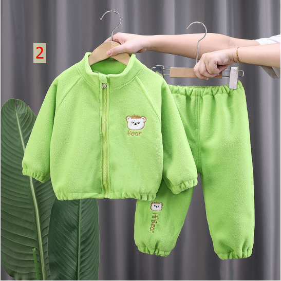 HH17104 - BỘ DÀI TAY HÌNH GẤU CHO BÉ