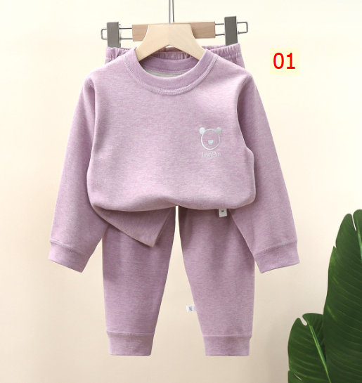 HH18101 - BỘ NỈ DÀI TAY BÉ TRAI BÉ GÁI