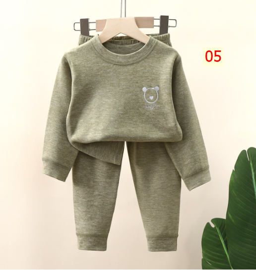 HH18101 - BỘ NỈ DÀI TAY BÉ TRAI BÉ GÁI