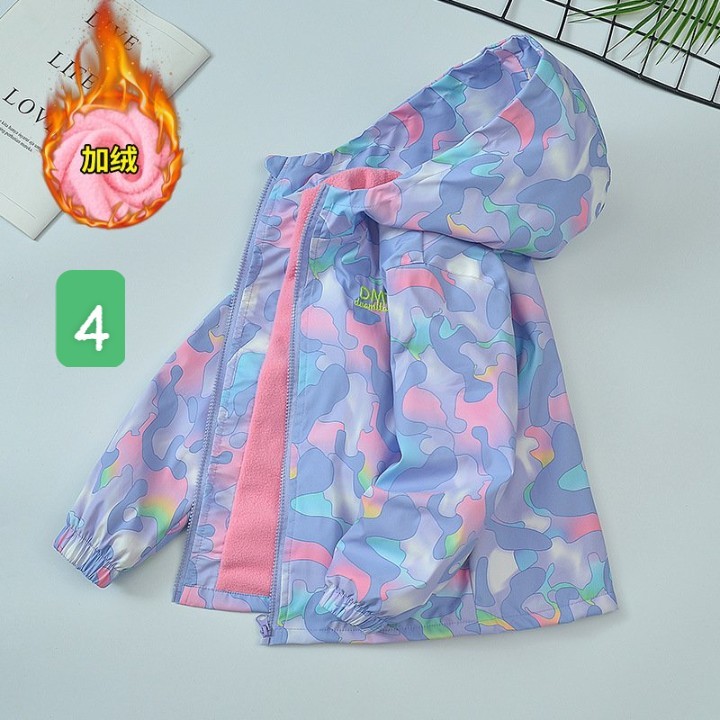 HA18102 - KHOÁC GIÓ LÓT NỈ ẤM BÉ GÁI DMTH