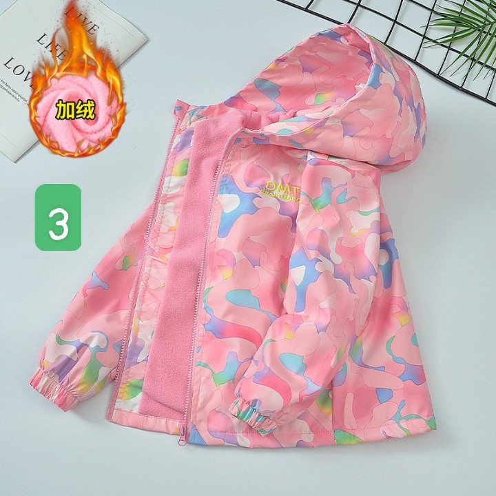 HA18102 - KHOÁC GIÓ LÓT NỈ ẤM BÉ GÁI DMTH