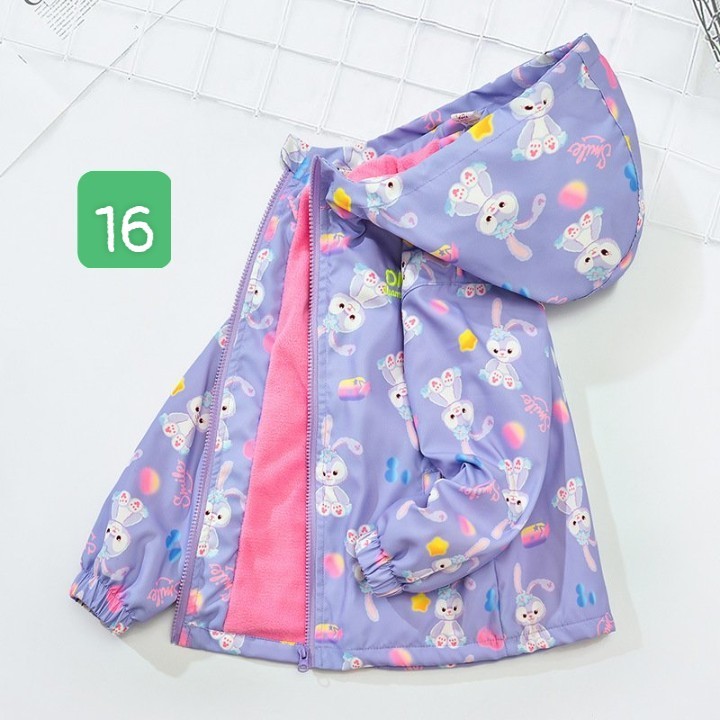 HA18102 - KHOÁC GIÓ LÓT NỈ ẤM BÉ GÁI DMTH