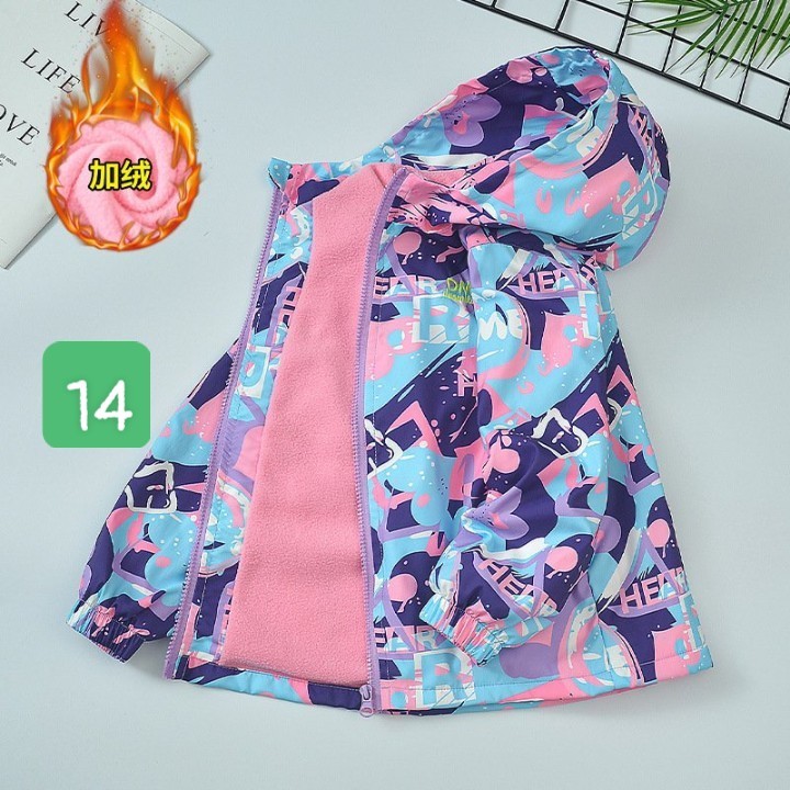 HA18102 - KHOÁC GIÓ LÓT NỈ ẤM BÉ GÁI DMTH