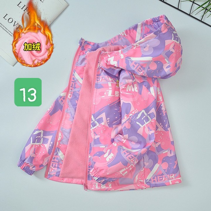 HA18102 - KHOÁC GIÓ LÓT NỈ ẤM BÉ GÁI DMTH