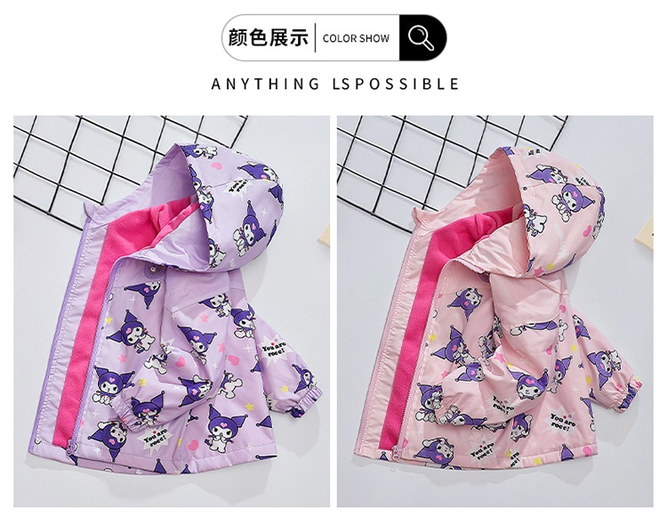 HA18102 - KHOÁC GIÓ LÓT NỈ ẤM BÉ GÁI DMTH