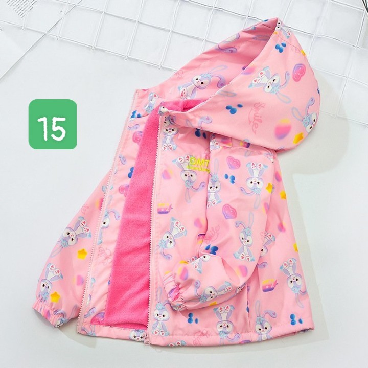 HA18102 - KHOÁC GIÓ LÓT NỈ ẤM BÉ GÁI DMTH