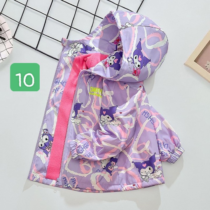 HA18102 - KHOÁC GIÓ LÓT NỈ ẤM BÉ GÁI DMTH