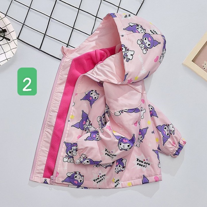 HA18102 - KHOÁC GIÓ LÓT NỈ ẤM BÉ GÁI DMTH