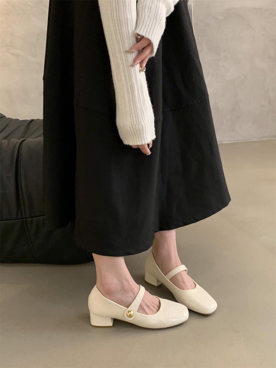 HA19107 - GIÀY BỆT MARY JANE NỮ