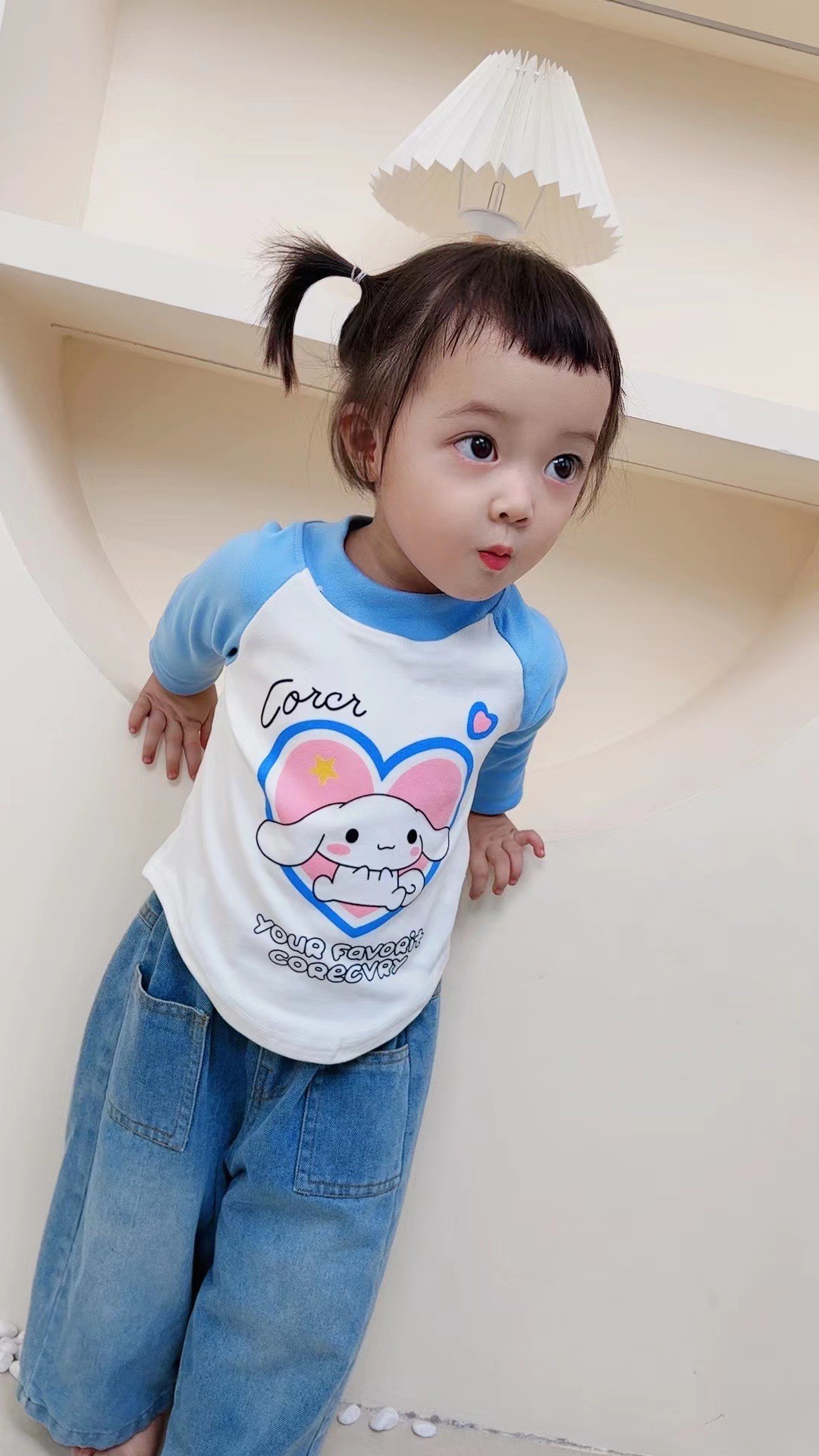 HH23103 - ÁO THU ĐÔNG VIỀN CONG CHO BÉ