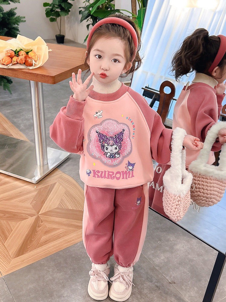 HA24102 - BỘ HOẠT HÌNH KUROMI LÓT LÔNG