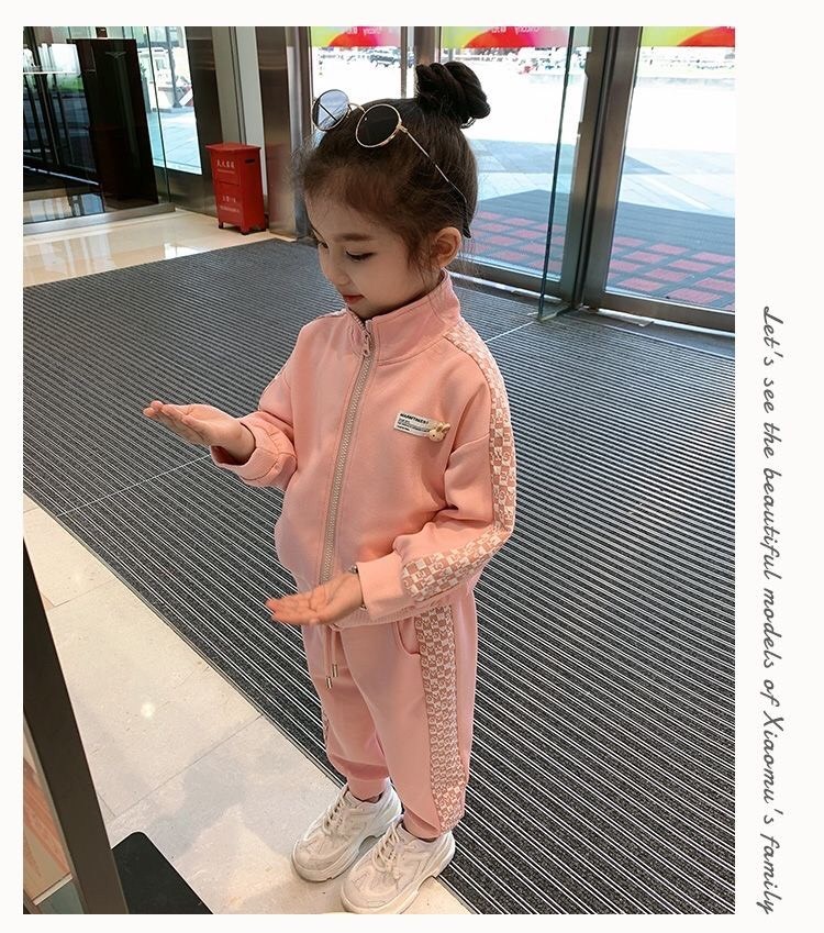 HA24107 - BỘ NỈ THỂ THAO BÉ GÁI