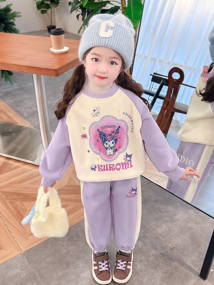 HA24102 - BỘ HOẠT HÌNH KUROMI LÓT LÔNG