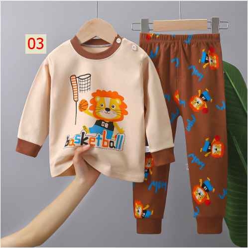 HA24103 - BỘ MẶC NHÀ HOẠT HÌNH CHO BÉ YÊU