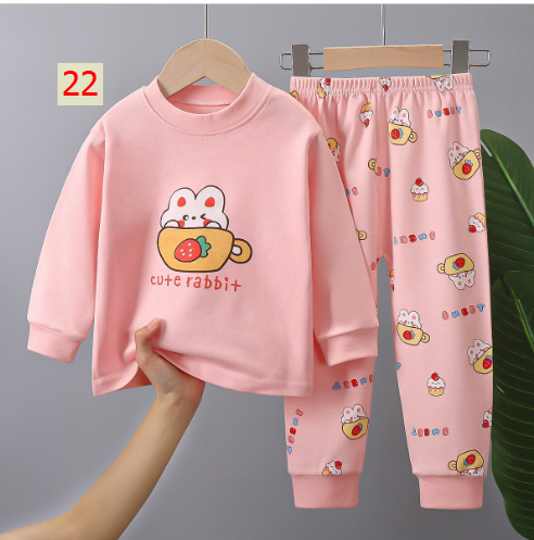 HA24103 - BỘ MẶC NHÀ HOẠT HÌNH CHO BÉ YÊU