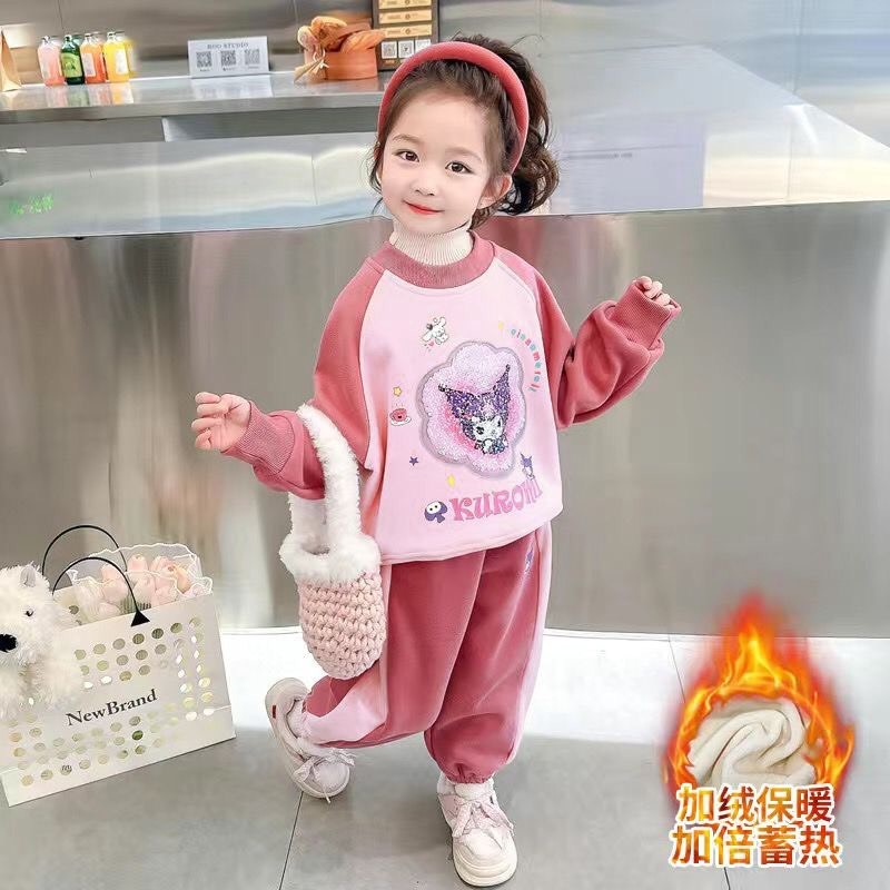 HA24102 - BỘ HOẠT HÌNH KUROMI LÓT LÔNG