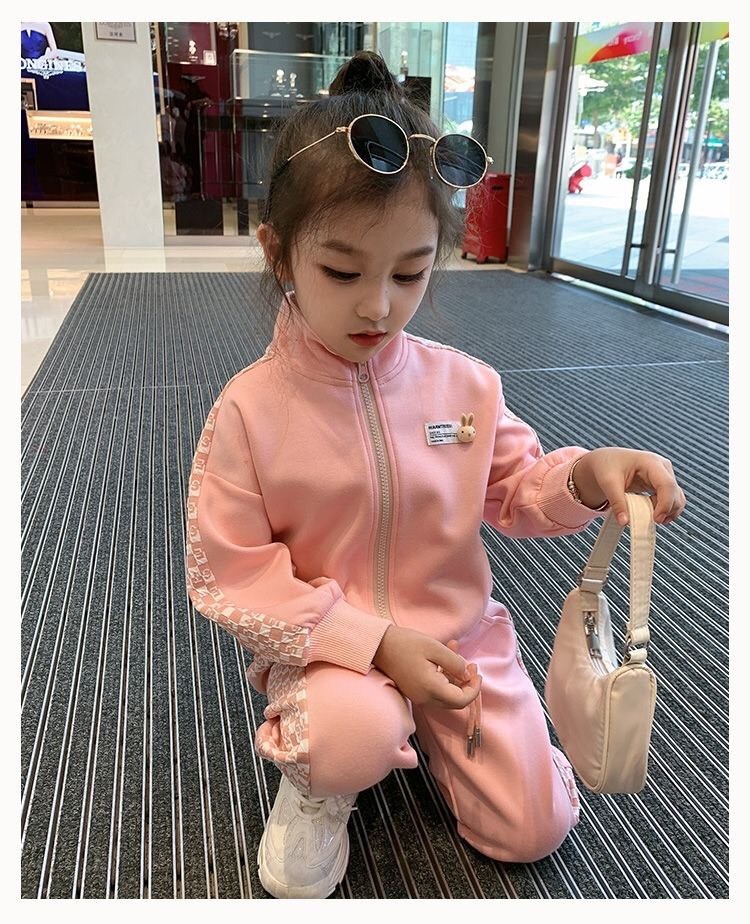 HA24107 - BỘ NỈ THỂ THAO BÉ GÁI