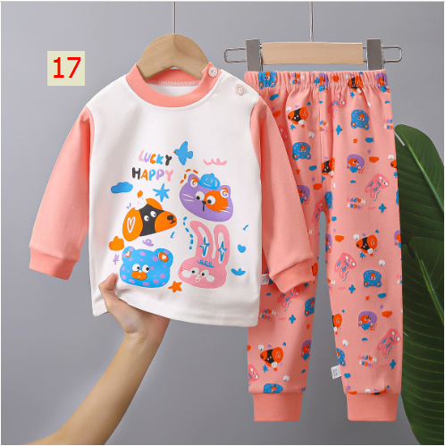 HA24103 - BỘ MẶC NHÀ HOẠT HÌNH CHO BÉ YÊU