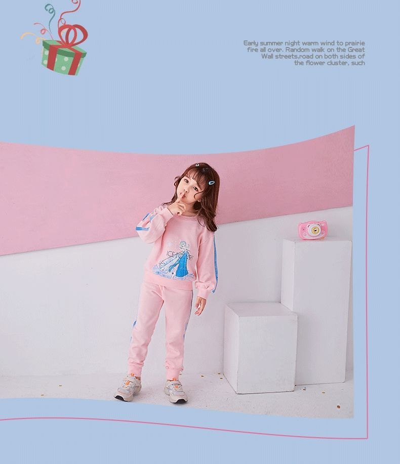 HA25106 - BỘ NỈ ELSA BÉ GÁI