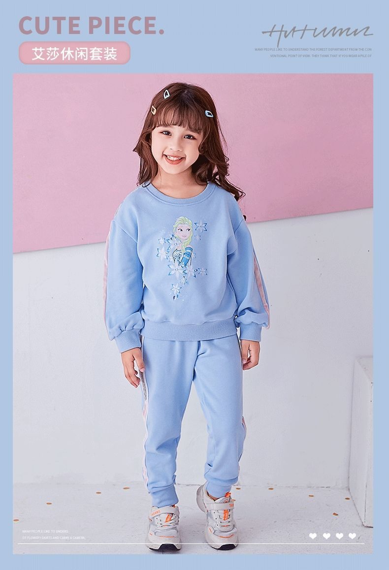 HA25106 - BỘ NỈ ELSA BÉ GÁI