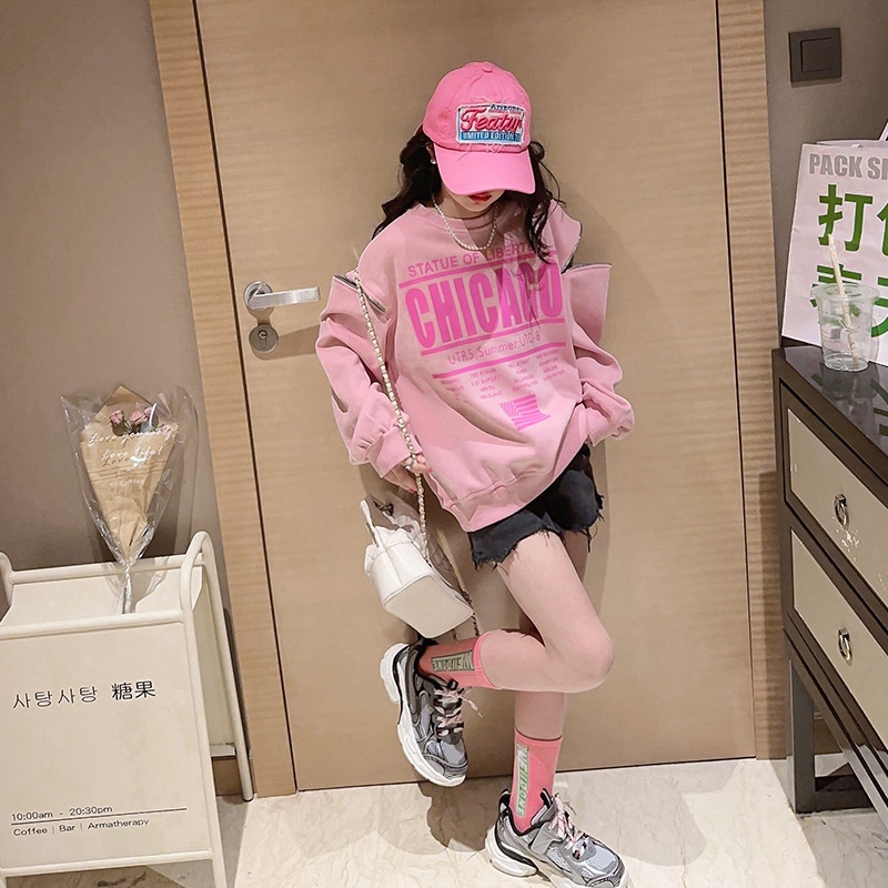 HH27101 - ÁO NỈ HỒNG SZ ĐẠI BÉ GÁI
