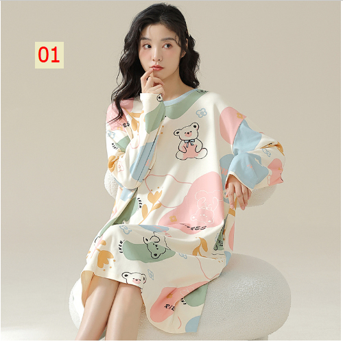 HH29105 - VÁY THU ĐÔNG MẶC NHÀ KHÔNG KÈM LÓT BRA