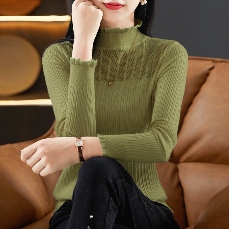 HA28104 - ÁO LEN CỔ LƯỚI