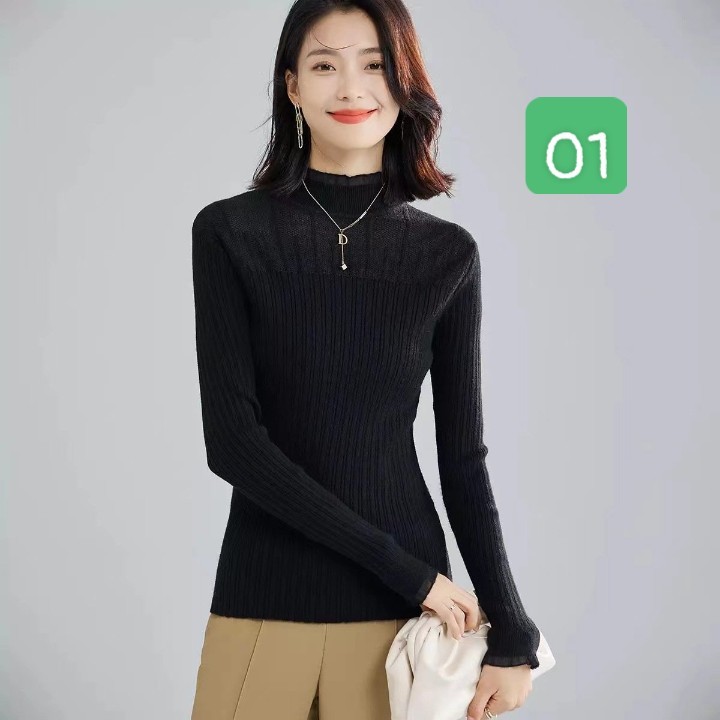 HA28104 - ÁO LEN CỔ LƯỚI