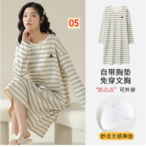 HH29106 - VÁY THU ĐÔNG MẶC NHÀ KÈM BRA