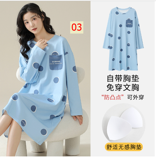 HH29106 - VÁY THU ĐÔNG MẶC NHÀ KÈM BRA