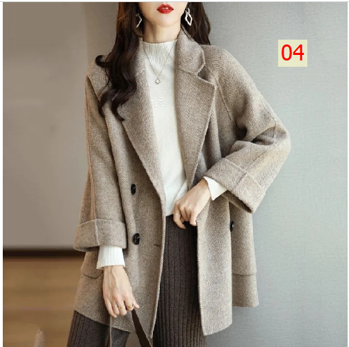 HH29101 - ÁO KHOÁC DẠ DÁNG LỬNG