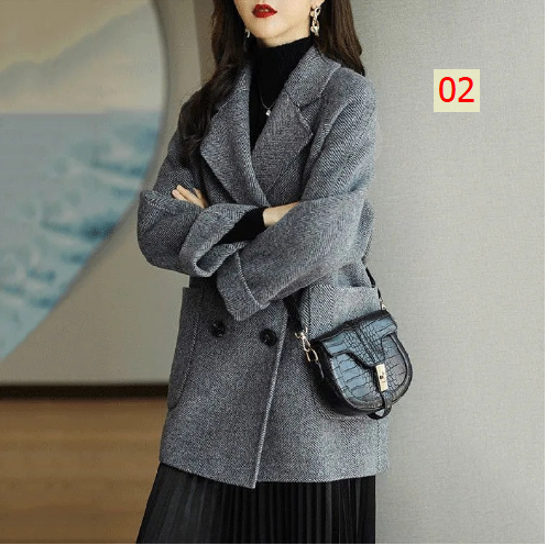 HH29101 - ÁO KHOÁC DẠ DÁNG LỬNG