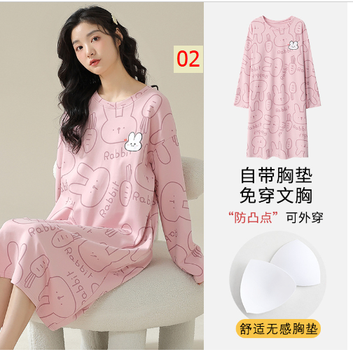 HH29106 - VÁY THU ĐÔNG MẶC NHÀ KÈM BRA