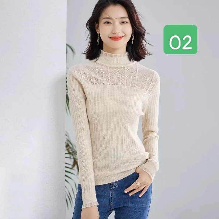HA28104 - ÁO LEN CỔ LƯỚI