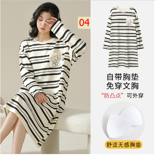 HH29106 - VÁY THU ĐÔNG MẶC NHÀ KÈM BRA