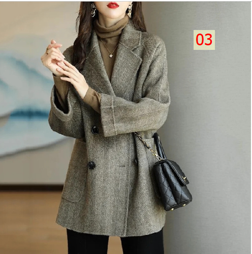 HH29101 - ÁO KHOÁC DẠ DÁNG LỬNG