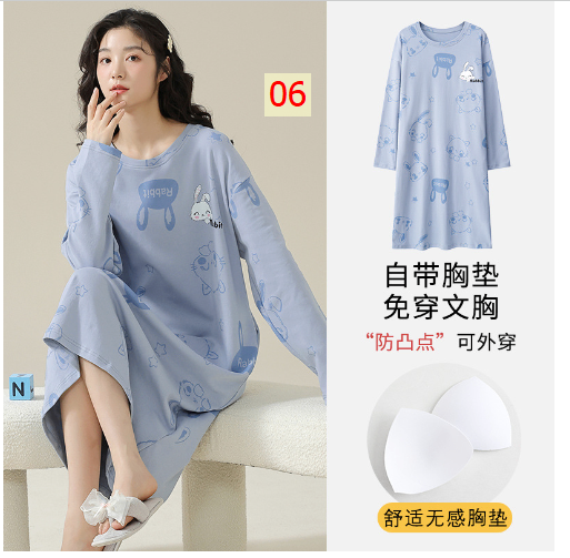 HH29106 - VÁY THU ĐÔNG MẶC NHÀ KÈM BRA