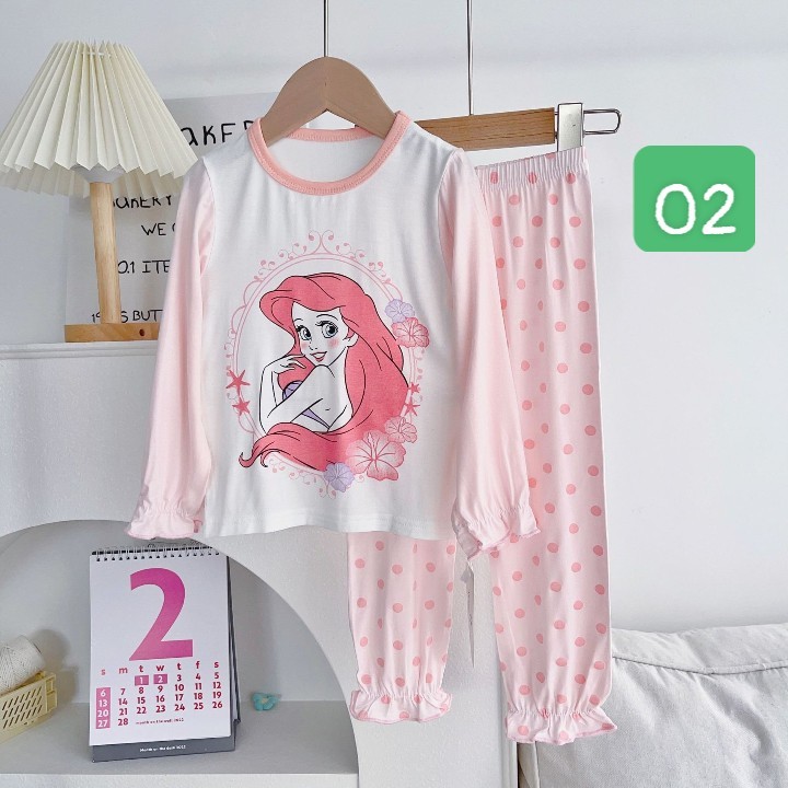 HA29103 - BỘ MẶC NHÀ MOMO MOKOO HÌNH CÔNG CHÚA