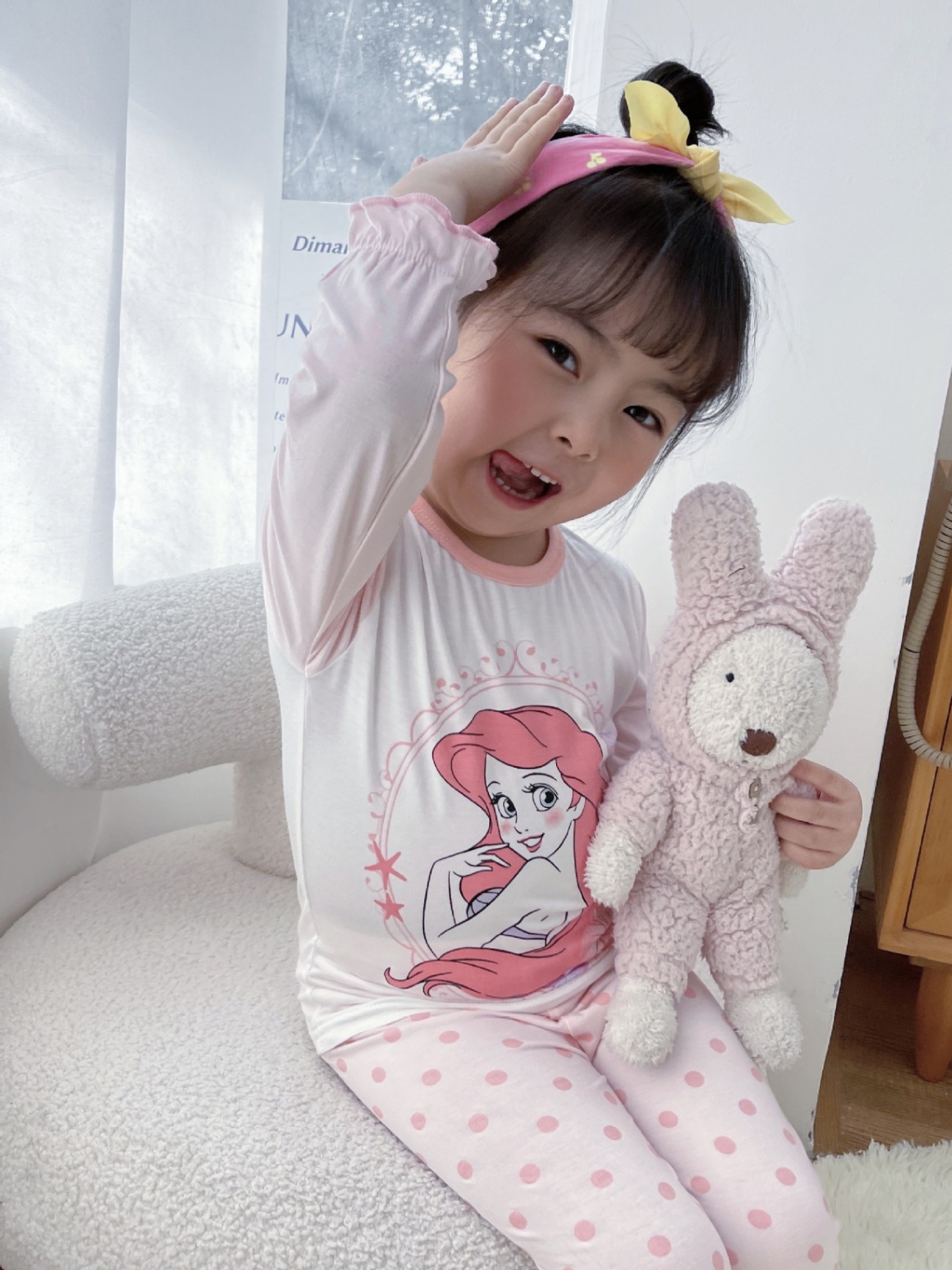 HA29103 - BỘ MẶC NHÀ MOMO MOKOO HÌNH CÔNG CHÚA