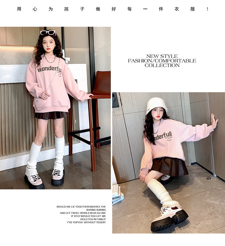 HH1111 - ÁO NỈ WONDER BÉ GÁI