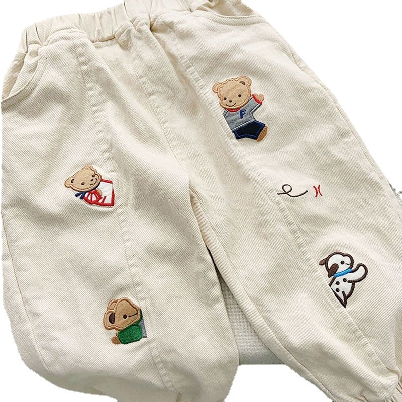 HH2113 - QUẦN JOGGER BO CHUN THÊU HÌNH