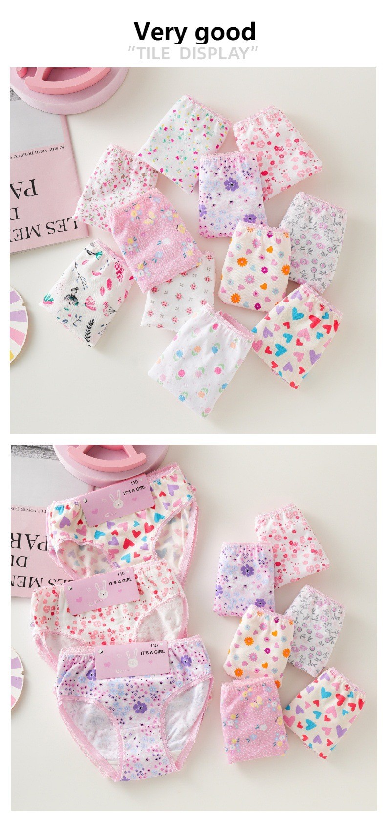 HA1116 - SET 12 QUẦN CHIP BÉ GÁI