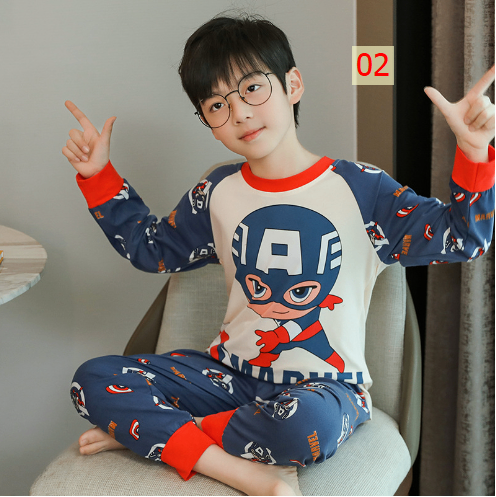 HH3113 - BỘ MẶC NHÀ DÀI TAY BÉ TRAI
