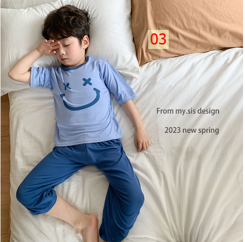 HH4114 - BỘ MẶC NHÀ HÌNH MẶT CƯỜI CHO BÉ