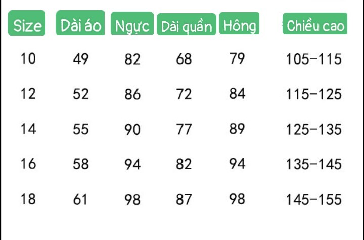 HH5111 - BỘ LÔNG CHO BÉ