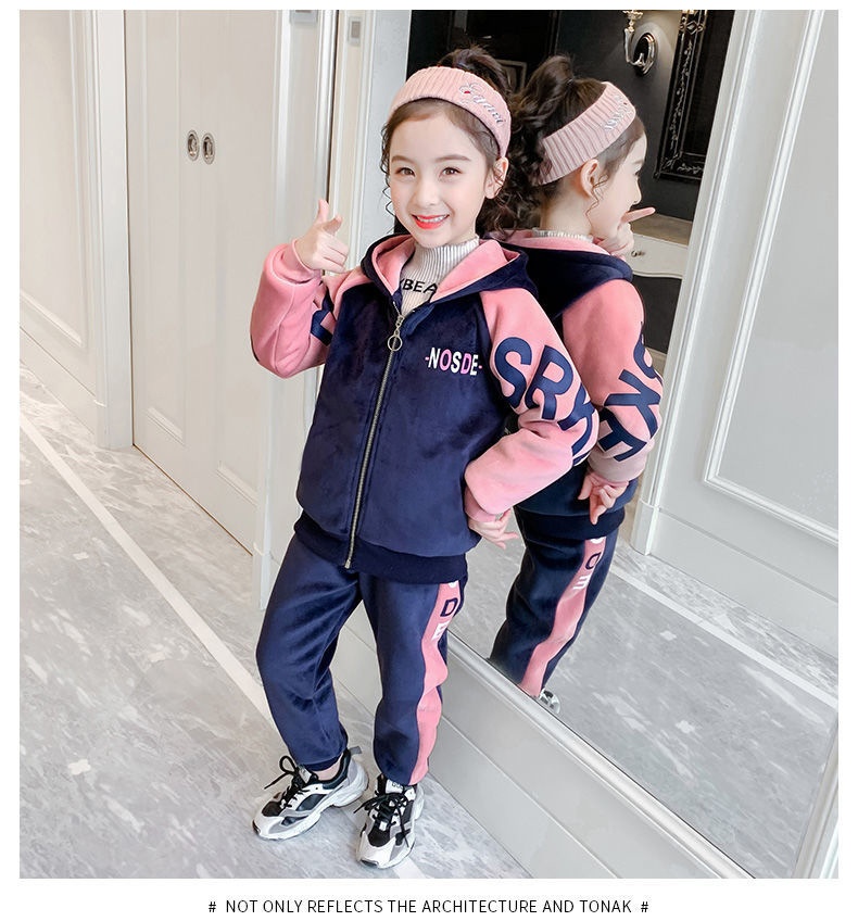 HH5112 - BỘ NỈ NHUNG BÉ GÁI