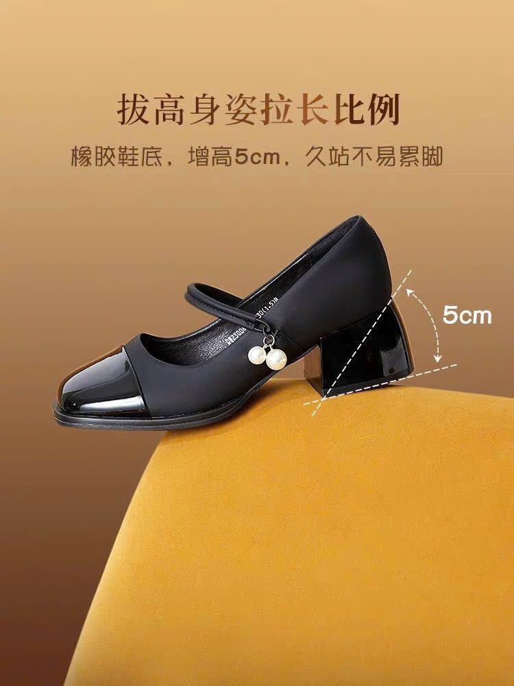 HA5118 - GIÀY MARY JANE PHỐI MÀU DUSTO