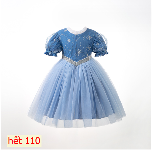 HA5116 - VÁY ELSA XANH HOT HIT